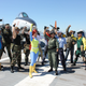 Illustration for article titled Seriously Amazing (and Funny) G.I. Joe Cosplay on a Real Aircraft Carrier